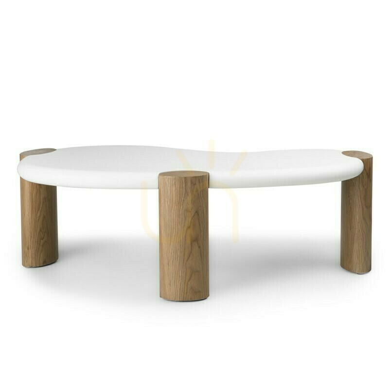 Preview OBUO 125 cm Coffee Table, White/Walnut, Nova Nook OBUO 125 cm Coffee Table, White/Walnut, Nova Nook