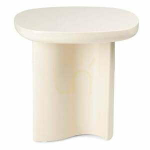 PUREL 50 cm Side Table, Light Beige, Glossy, Nova Nook 0 PUREL 50 cm Side Table, Light Beige, Glossy, Nova Nook small 0