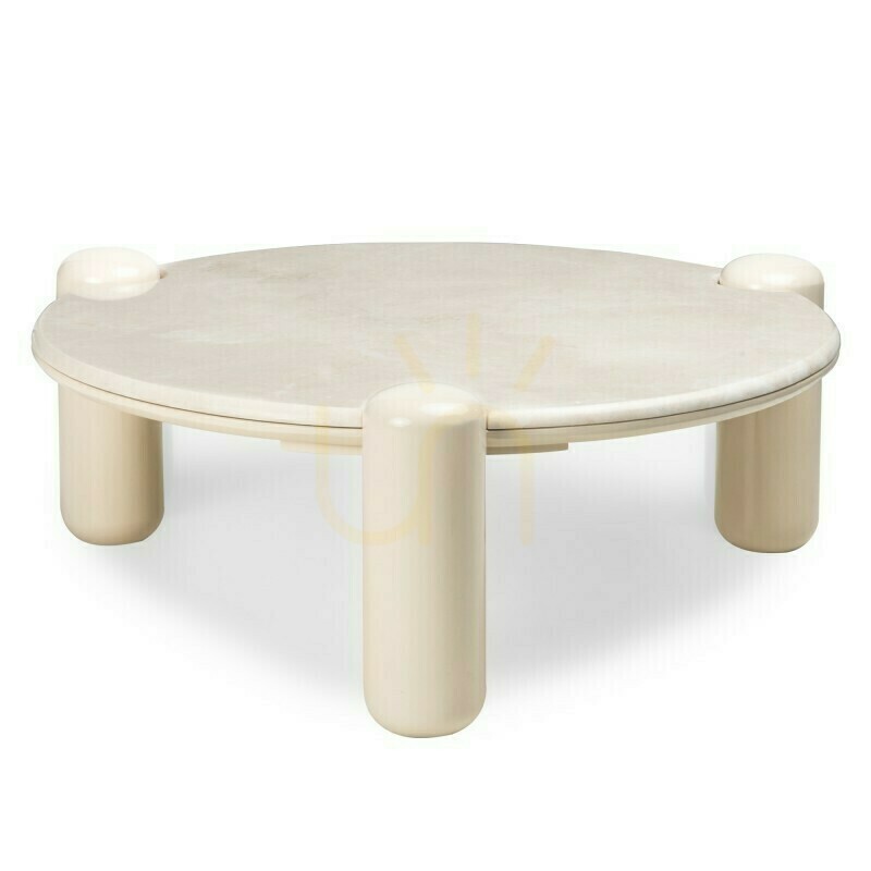 View NORREL Coffee Table, 86 cm, Light Beige/Marble, Glossy Nova Nook NORREL Coffee Table, 86 cm, Light Beige/Marble, Glossy Nova Nook