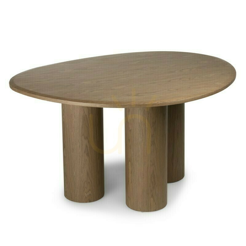VISPI Table, 140 cm, Nova Nook Walnut