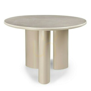 RIONA 160 cm Dining Table, Light Beige/Nova Nook Marble small 3