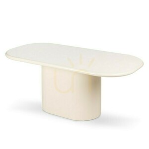 MOMAS 180 cm Dining Table, Light Beige, Glossy, Nova Nook small 2