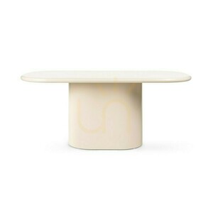 MOMAS 180 cm Dining Table, Light Beige, Glossy, Nova Nook small 0