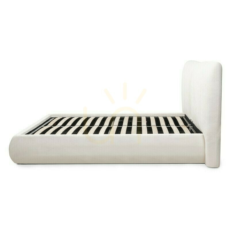 Preview UNAR Upholstered Bed, 180 x 200 cm, with Frame and Storage, Beige, Nova Nook UNAR Upholstered Bed, 180 x 200 cm, with Frame and Storage, Beige, Nova Nook