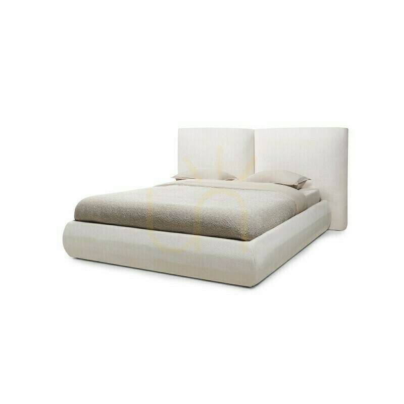Check UNAR Upholstered Bed, 180 x 200 cm, with Frame and Storage, Beige, Nova Nook UNAR Upholstered Bed, 180 x 200 cm, with Frame and Storage, Beige, Nova Nook