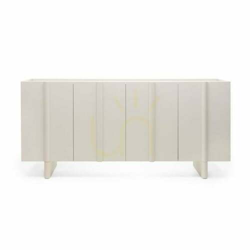Check OSSM four-door dresser, cashmere color, rounded Nova Nook