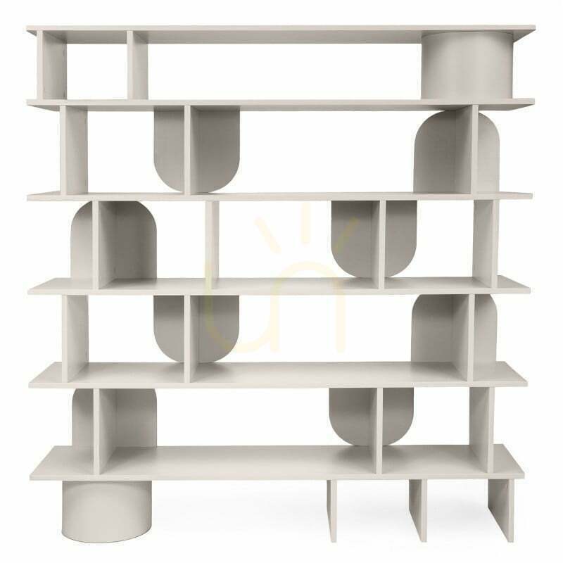 ANGALIR – a tall, rounded cashmere shelf from Nova Nook