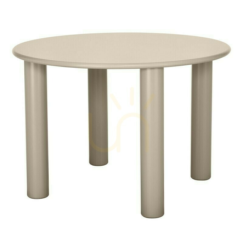 OKIJ Table, 110 cm, round, dark beige, Nova Nook