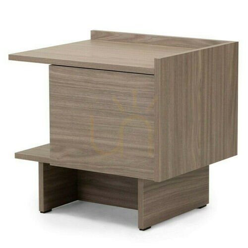 Check ANSO Nightstand, Pearl Oak, Nova Nook