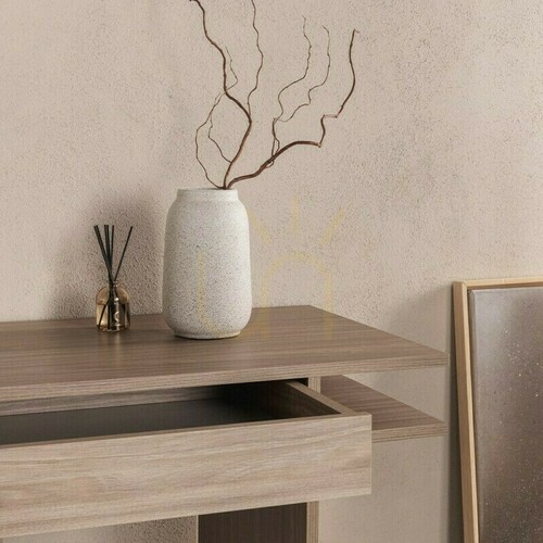 Check ANSO Desk/Console with Drawer, Pearl Oak by Nova Nook