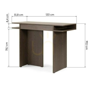 ANSO Desk/Console with Drawer, “Baltic Storm” Oak by Nova Nook 7 ANSO Desk/Console with Drawer, “Baltic Storm” Oak by Nova Nook small 7