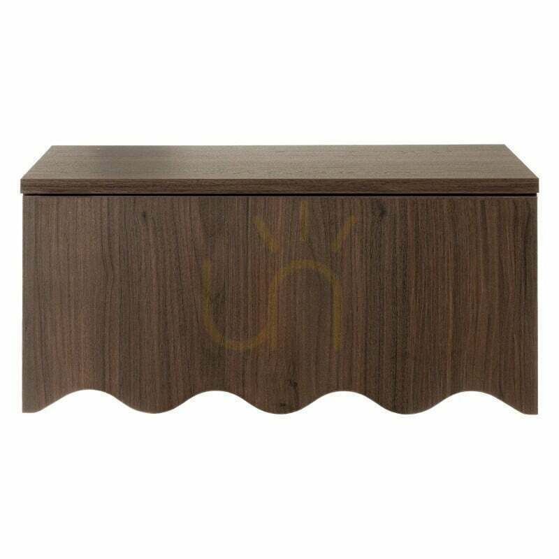 TIM Nightstand, Villa Walnut, Nova Nook Wavy