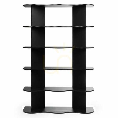 Check RHIO Tall Shelf, Black, Wavy Nova Nook