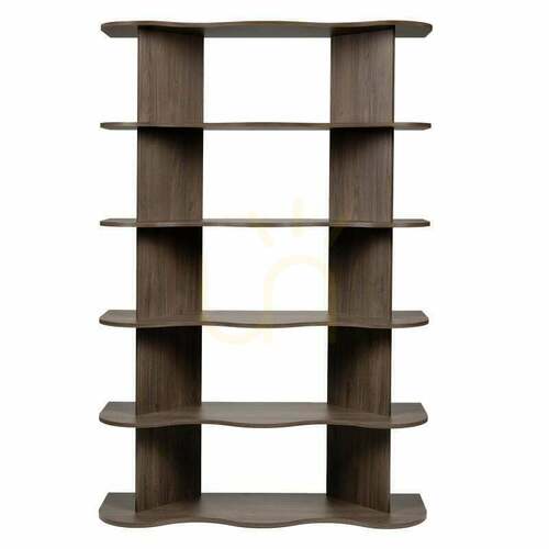 Check RHIO Tall Shelf, Villa Walnut, Nova Nook Wavy