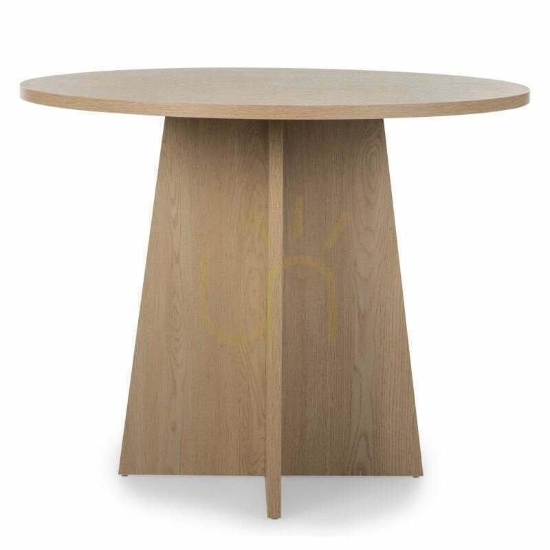 CRANE II 100 cm Round Dining Table, Cremona Oak by Torro Nova Nook