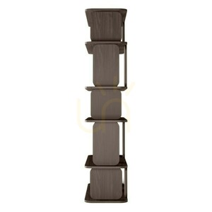 Nova Nook SALA II tall bookcase, Villa Walnut, 120 × 179 cm small 9