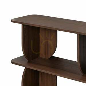LLOK Low Shelf, Rounded, Warmian Walnut, Nova Nook small 2