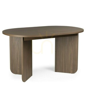 MAUT Extendable Table, 140–200 cm, Lincoln Walnut, Nova Nook Oval Top small 1