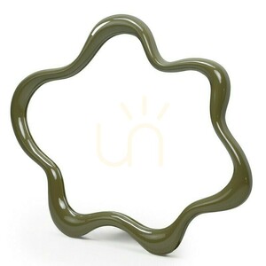 IZZY Wall Mirror, irregularly shaped, light green, glossy, by Nova Nook 2 IZZY Wall Mirror, irregularly shaped, light green, glossy, by Nova Nook small 2