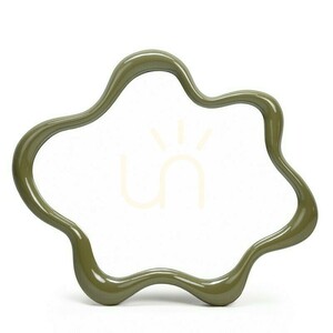 IZZY Wall Mirror, irregularly shaped, light green, glossy, by Nova Nook 0 IZZY Wall Mirror, irregularly shaped, light green, glossy, by Nova Nook small 0