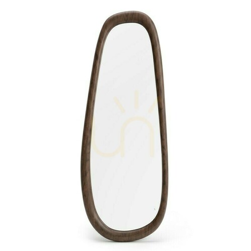 Check ALRO Wall Mirror, Dark Walnut Nova Nook