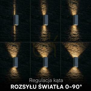 Outdoor Up/Down Wall Light V-TAC VT-120112-W 10W LED 1250lm CCT 3in1 IP65 White small 2