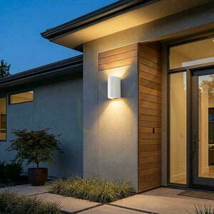 V-TAC 10W LED COB Wall Light, White, IP65, Color Temperature Adjustable (VT-120113), 2700K-3200K-4000K, 1250 lm small 6
