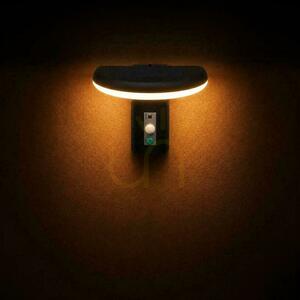 V-TAC 2W LED Solar-Powered Garden Wall Sconce with Motion Sensor, IP54, VT-81018, 3000K, 95 lm, 3-Year Warranty small 1