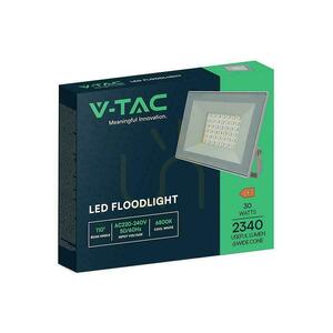 V-TAC 30W LED SMD Floodlight, White, VT-44037, 6500K, 2340 lm small 3