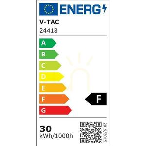 V-TAC 30W LED SMD Floodlight, White, VT-44037, 6500K, 2340 lm small 7