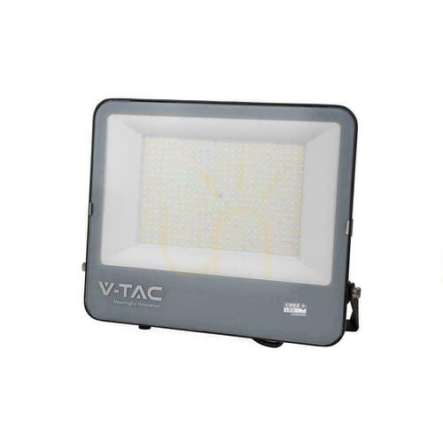 Check V-TAC CREE CHIP 200W LED Floodlight, 185 lm/W, Black, VT-44205, 4000K, 37,000 lm, 6-Year Warranty