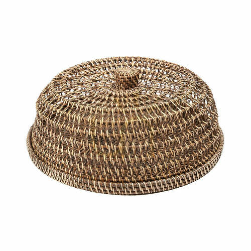Check BAZAR BIZAR The Rattan Food Cover Natural Brown L