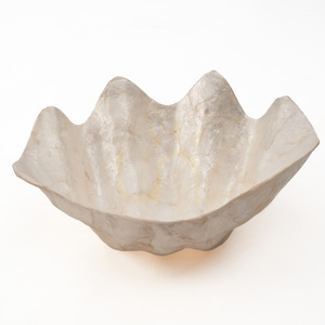 BAZAR BIZAR Mother of Pearl White Soap Dish M BABL047W-M small 2