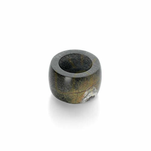 Check Marble Candle Holder BAZAR BIZAR Bidasar Green Low
