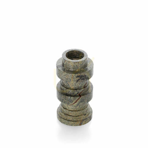 Check Candle Holder BAZAR BIZAR Bidasar Green Marble 20 cm