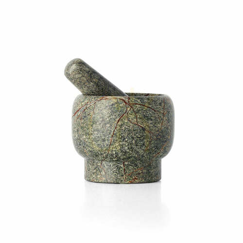 Check Marble Spice Grinder BAZAR BIZAR Green 10 cm