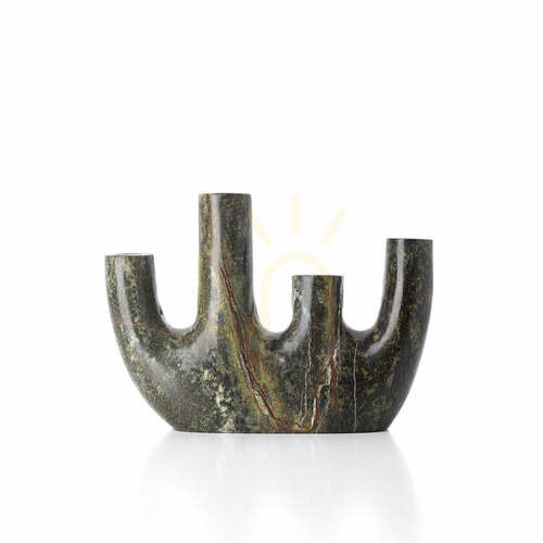 Check Marble Vase BAZAR BIZAR Green Bidasar Low