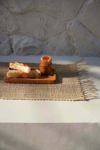 Check Teak Root Serving Tray BAZAR BIZAR Natural Wood S