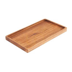 Bazar Bizar Gormandize teak serving tray Natural L 30×18 cm small 2
