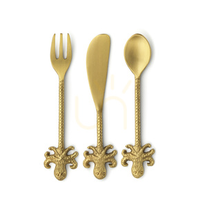 Octopus Knife BAZAR BIZAR Gold Brass S small 3