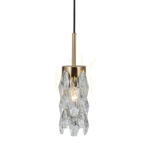 Italux Zorta 3 × E14 Black and Gold Pendant Light with Glass small 4