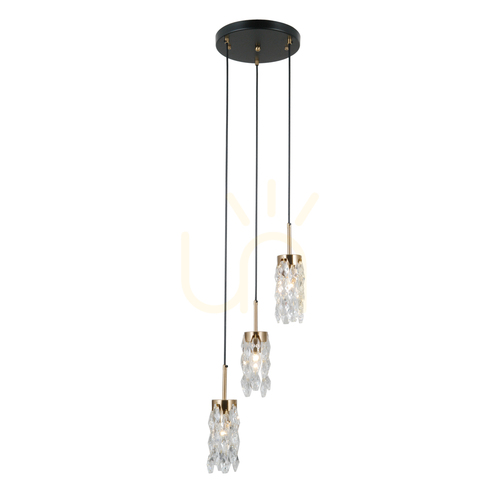 Check Modern Zorta E14 3-Light Pendant Light