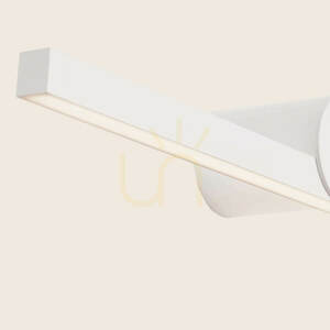 Zambelis 22126-W LED bathroom wall light, 100 cm, sandy white, 21 W, 3000 K, IP54 small 1