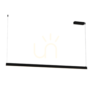 Pendant LED Line Light 32W 3000k Triac Sandy Black ZAMBELIS small 1