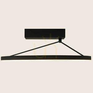 Ceiling LED Light 26W 3000k Triac Sandy Black ZAMBELIS small 2
