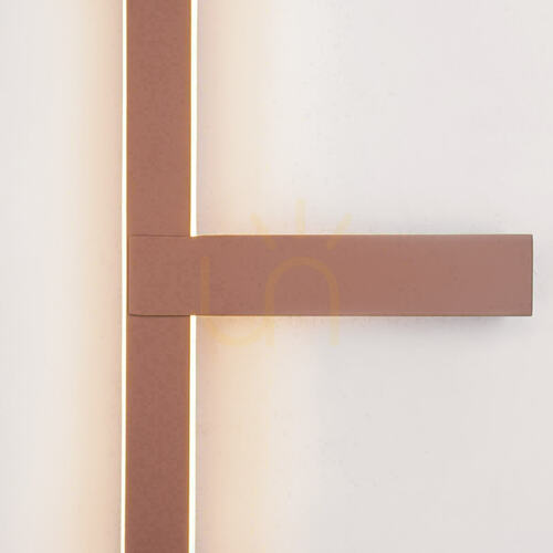 Check Wall LED Light 40W 3000k Triac Sandy Brick RED ZAMBELIS