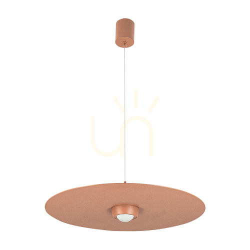 Check Pendant LED Light 21W 3000k Triac Sandy Brick RED ZAMBELIS
