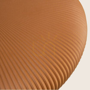 Pendant Light 2xg9 LED MAX 9W Terracotta - Sandy Black Clay - Metal ZAMBELIS small 3