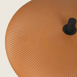 Table Light 2xg9 LED MAX 9W Terracotta - Sandy Black Clay - Metal ZAMBELIS small 2