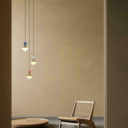 Check Pendant LED Light 20W 3000k Ceramic - Metal - Glass, Brass ZAMBELIS